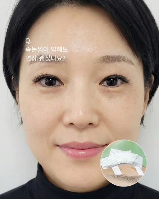 来自 EYEBLOSSOM Instagram 的睫毛嫁接照片